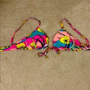 Roxy Multi Color Swim Top
